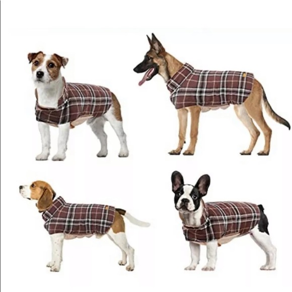 Dogs Jackets Reversible Waterproof Coats (Xs,L,) - Picture 8 of 8